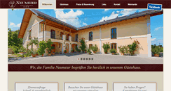Desktop Screenshot of gaestehaus-neumeier.de